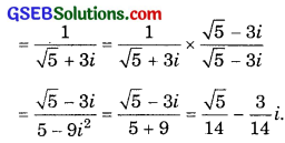 GSEB Solutions Class 11 Maths Chapter 5 Complex Numbers and Quadratic Equations Ex 5.1 img 3