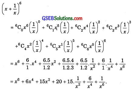 GSEB Solutions Class 11 Maths Chapter 8 Binomial Theorem Ex 8.1 img 3