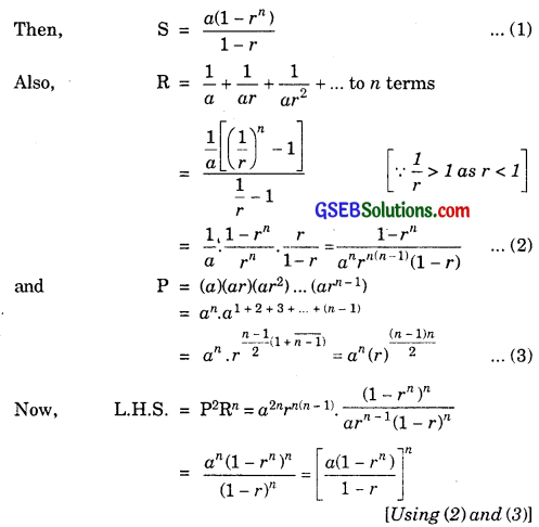 GSEB Solutions Class 11 Maths Chapter 9 Sequences and Series Miscellaneous Exercise img 6