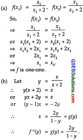 GSEB Solutions Class 12 Maths Chapter 1 Relations and Functions Ex 1.3 3