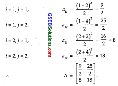 GSEB Solutions Class 12 Maths Chapter 3 Matrices Ex 3.1 3