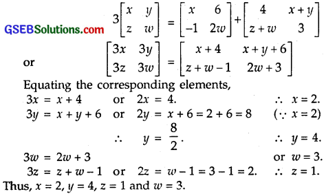 GSEB Solutions Class 12 Maths Chapter 3 Matrices Ex 3.2 10