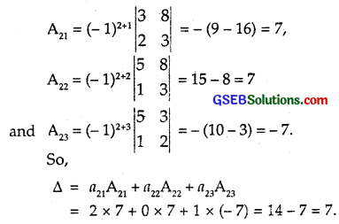 GSEB Solutions Class 12 Maths Chapter 4 Determinants Ex 4.4 3