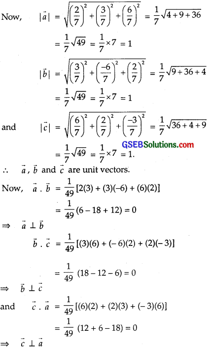 GSEB Solutions Class 12 Maths Chapter 10 Vector Algebra Ex 10.3 img 3