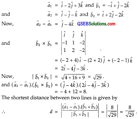 GSEB Solutions Class 12 Maths Chapter 11 Three Dimensional Geometry Ex 11.2 img 13