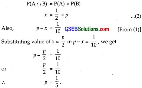 GSEB Solutions Class 12 Maths Chapter 13 Probability Ex 13.2 img 2