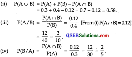 GSEB Solutions Class 12 Maths Chapter 13 Probability Ex 13.2 img 3