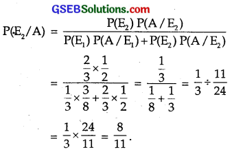 GSEB Solutions Class 12 Maths Chapter 13 Probability Ex 13.3 img 9