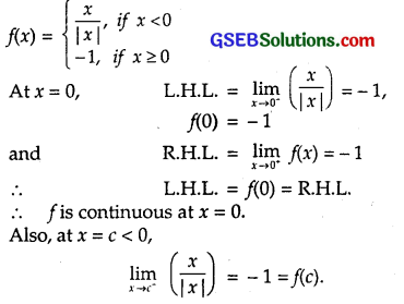 GSEB Solutions Class 12 Maths Chapter 5 Continuity and Differentiability Ex 5.1 2