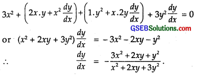 GSEB Solutions Class 12 Maths Chapter 5 Continuity and Differentiability Ex 5.3 1