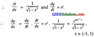 GSEB Solutions Class 12 Maths Chapter 5 Continuity and Differentiability Ex 5.4 2
