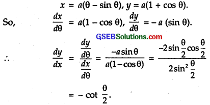 GSEB Solutions Class 12 Maths Chapter 5 Continuity and Differentiability Ex 5.6 2