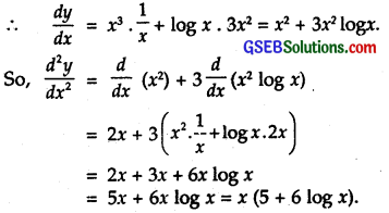 GSEB Solutions Class 12 Maths Chapter 5 Continuity and Differentiability Ex 5.7 1