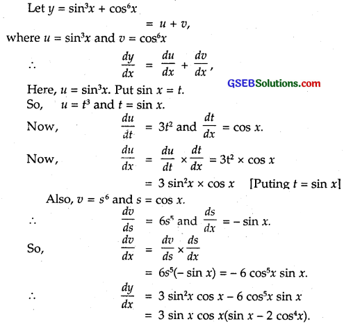 GSEB Solutions Class 12 Maths Chapter 5 Continuity and Differentiability Miscellaneous Exercise 1