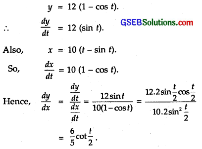 GSEB Solutions Class 12 Maths Chapter 5 Continuity and Differentiability Miscellaneous Exercise 10