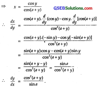 GSEB Solutions Class 12 Maths Chapter 5 Continuity and Differentiability Miscellaneous Exercise 13