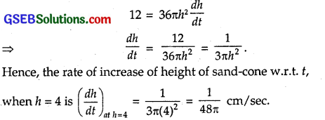 GSEB Solutions Class 12 Maths Chapter 6 Application of Derivatives Ex 6.1 14