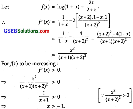 GSEB Solutions Class 12 Maths Chapter 6 Application of Derivatives Ex 6.2 3