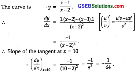 GSEB Solutions Class 12 Maths Chapter 6 Application of Derivatives Ex 6.3 1