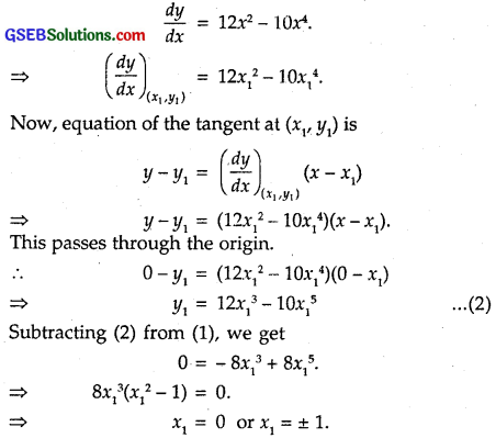 GSEB Solutions Class 12 Maths Chapter 6 Application of Derivatives Ex 6.3 10