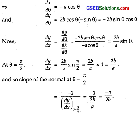 GSEB Solutions Class 12 Maths Chapter 6 Application of Derivatives Ex 6.3 3