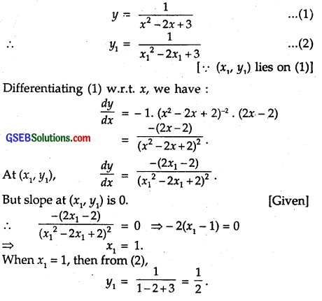 GSEB Solutions Class 12 Maths Chapter 6 Application of Derivatives Ex 6.3 6