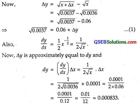 GSEB Solutions Class 12 Maths Chapter 6 Application of Derivatives Ex 6.4 11