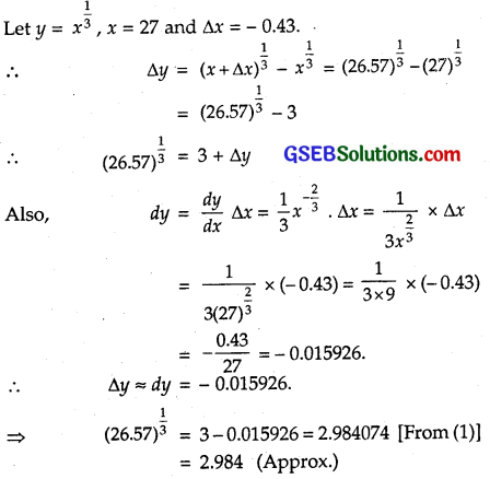 GSEB Solutions Class 12 Maths Chapter 6 Application of Derivatives Ex 6.4 12