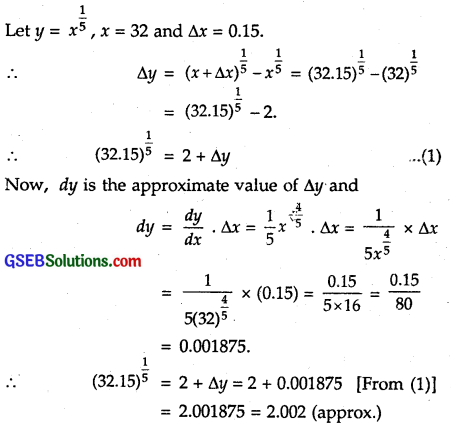 GSEB Solutions Class 12 Maths Chapter 6 Application of Derivatives Ex 6.4 15
