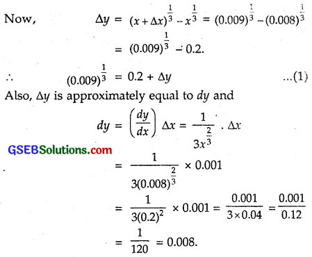GSEB Solutions Class 12 Maths Chapter 6 Application of Derivatives Ex 6.4 4