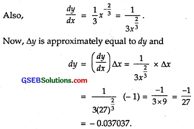 GSEB Solutions Class 12 Maths Chapter 6 Application of Derivatives Ex 6.4 7