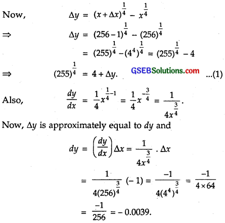 GSEB Solutions Class 12 Maths Chapter 6 Application of Derivatives Ex 6.4 8