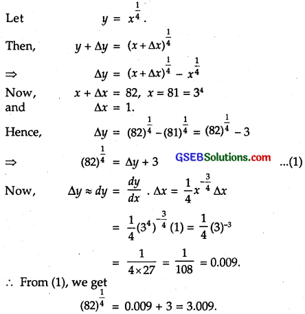 GSEB Solutions Class 12 Maths Chapter 6 Application of Derivatives Ex 6.4 9
