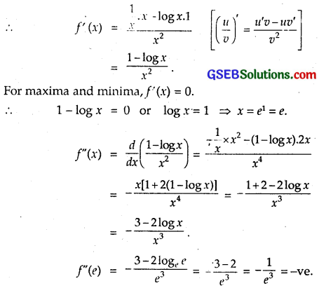GSEB Solutions Class 12 Maths Chapter 6 Application of Derivatives Miscellaneous Exercise 3