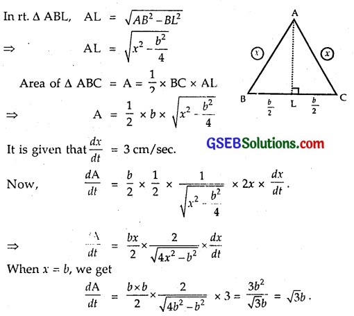 GSEB Solutions Class 12 Maths Chapter 6 Application of Derivatives Miscellaneous Exercise 4