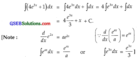 GSEB Solutions Class 12 Maths Chapter 7 Integrals Ex 7.1 img 1