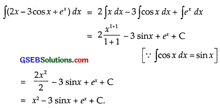 GSEB Solutions Class 12 Maths Chapter 7 Integrals Ex 7.1 img 11
