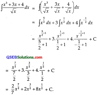GSEB Solutions Class 12 Maths Chapter 7 Integrals Ex 7.1 img 7