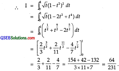 GSEB Solutions Class 12 Maths Chapter 7 Integrals Ex 7.10 img 2