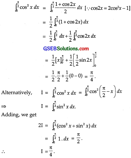 GSEB Solutions Class 12 Maths Chapter 7 Integrals Ex 7.11 img 1