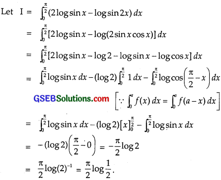 GSEB Solutions Class 12 Maths Chapter 7 Integrals Ex 7.11 img 10
