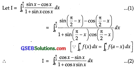 GSEB Solutions Class 12 Maths Chapter 7 Integrals Ex 7.11 img 14