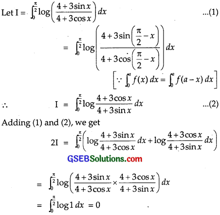 GSEB Solutions Class 12 Maths Chapter 7 Integrals Ex 7.11 img 23