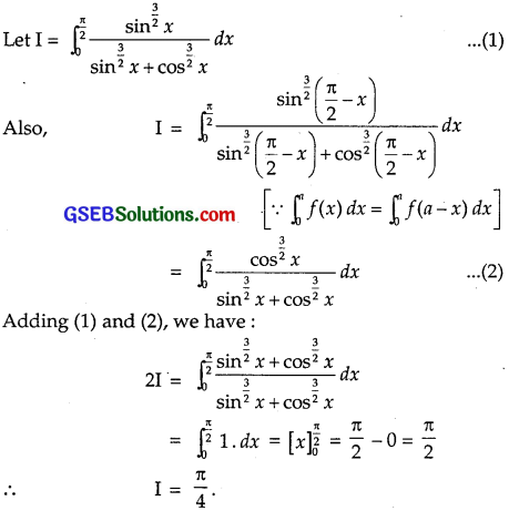 GSEB Solutions Class 12 Maths Chapter 7 Integrals Ex 7.11 img 3
