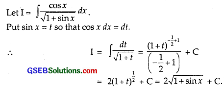 GSEB Solutions Class 12 Maths Chapter 7 Integrals Ex 7.2 img 27