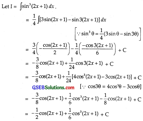 GSEB Solutions Class 12 Maths Chapter 7 Integrals Ex 7.3 img 4