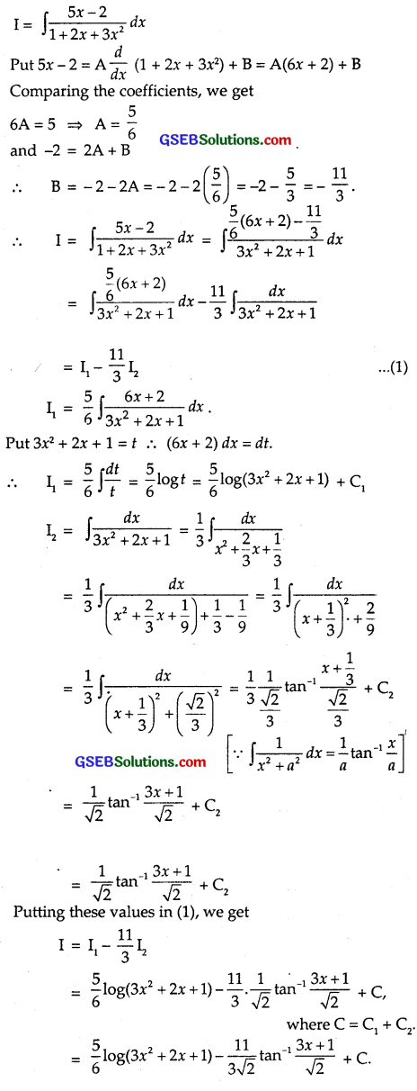 GSEB Solutions Class 12 Maths Chapter 7 Integrals Ex 7.4 img 18