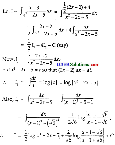 GSEB Solutions Class 12 Maths Chapter 7 Integrals Ex 7.4 img 22