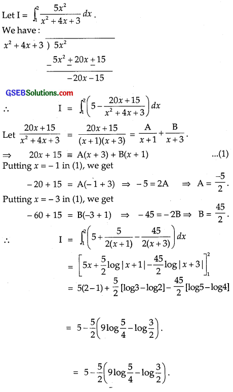GSEB Solutions Class 12 Maths Chapter 7 Integrals Ex 7.9 img 16