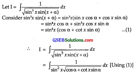 GSEB Solutions Class 12 Maths Chapter 7 Integrals Miscellaneous Exercise img 18
